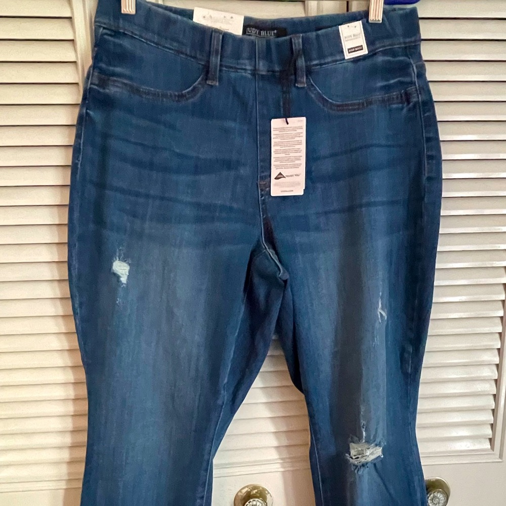 NWT Judy Blue Jeans, High Waist Boyfriend Fit, 14W